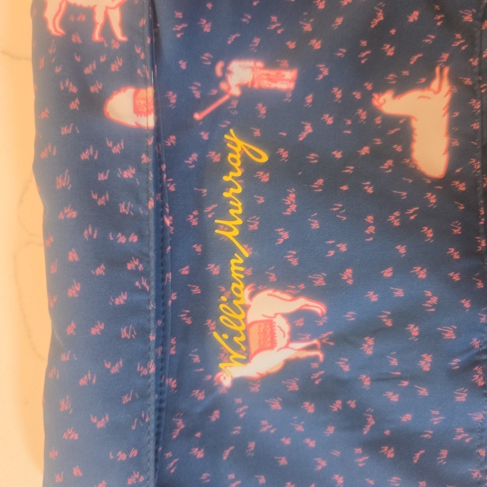 William Murray Llama Button Down Golf Perforance … - image 6